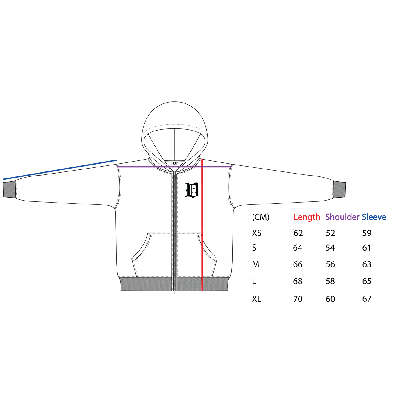 SVITO Zip Hoodie - GREY